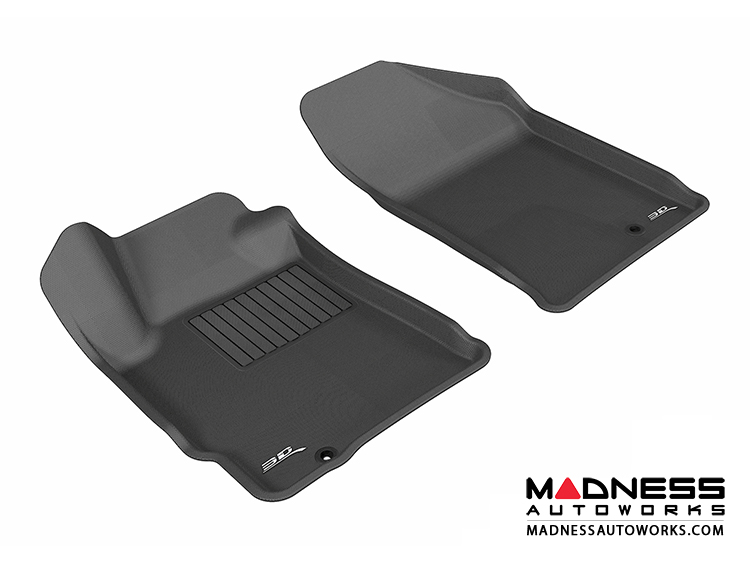 Nissan Altima Coupe/ Sedan Floor Mats (Set of 2) - Front - Black by 3D MAXpider
